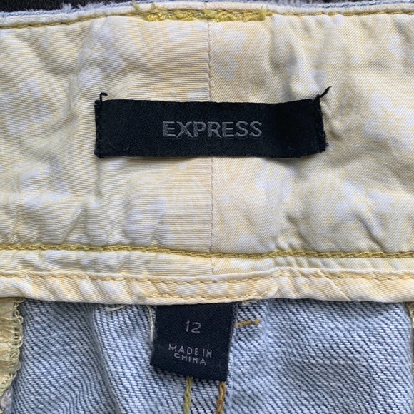 Express | Y2K Denim Mini Skirt size 12 - Picture 4 of 6